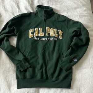 Cal Poly SLO half zip sweatshirt